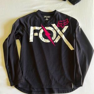 FOX long sleeve black shirt